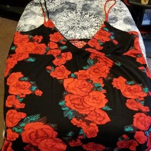 Floral tank top